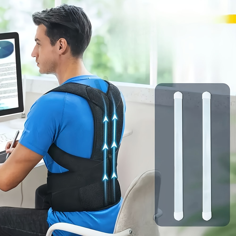 Back Support Posture Enhancer For Men And Women Comfortable Lumbar Support Straightener 3