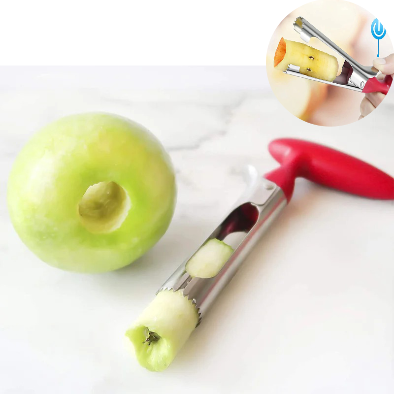 Stainless Steel Apple Corer With Ergonomic Handle Efficient Fruit Core Remover For Apples Pears Di 0
