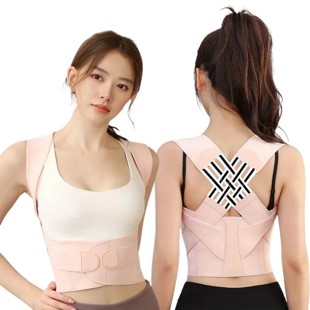 Adjustable Posture Corrector for Women and Men Shoulder Brace for Back Support, Upper Spine Straightener