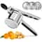 Stainless Steel Potato Ricer With Silicone Handle Durable Potato Masher For Smooth Creamy Mashed Po 0