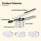 Stainless Steel Potato Ricer With Silicone Handle Durable Potato Masher For Smooth Creamy Mashed Po 3