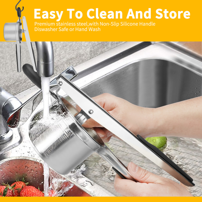 Stainless Steel Potato Ricer With Silicone Handle Durable Potato Masher For Smooth Creamy Mashed Po 4