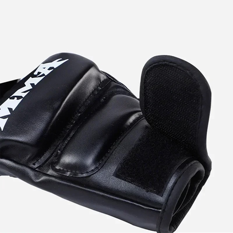 Professional Half Finger Boxing Gloves for Training Leather Cushion for Adult Sanda, and Sandbag Workouts