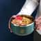 Stainless Steel Noodle Bowl With Lid HeatResistant Instant Noodles Cooker 0