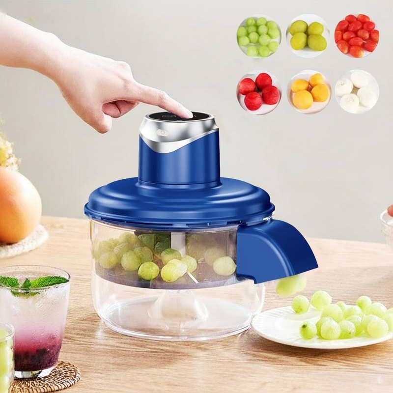 Automatic Electric Fruit Peeler Multi-Purpose Peeling Machine for Grapes, Cherry Tomatoes, and Garlic Smart Kitchen