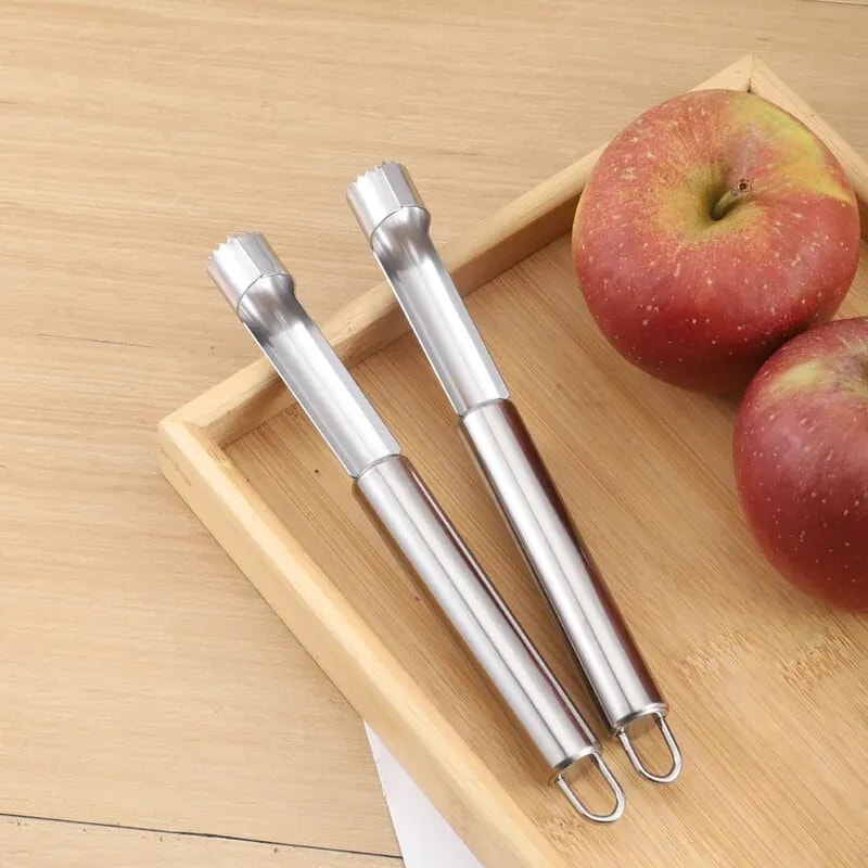 Stainless Steel Apple Pear Seed Remover Twist Fruit Core Cutter Efficient Kitchen Gadget For Red D 3