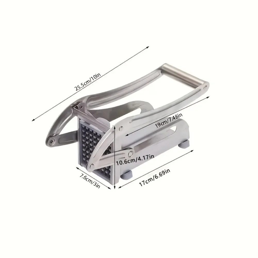 Stainless Steel Potato Cutter With Nonslip Suction Base Replacement Blades Vegetable And Chips Cho 5