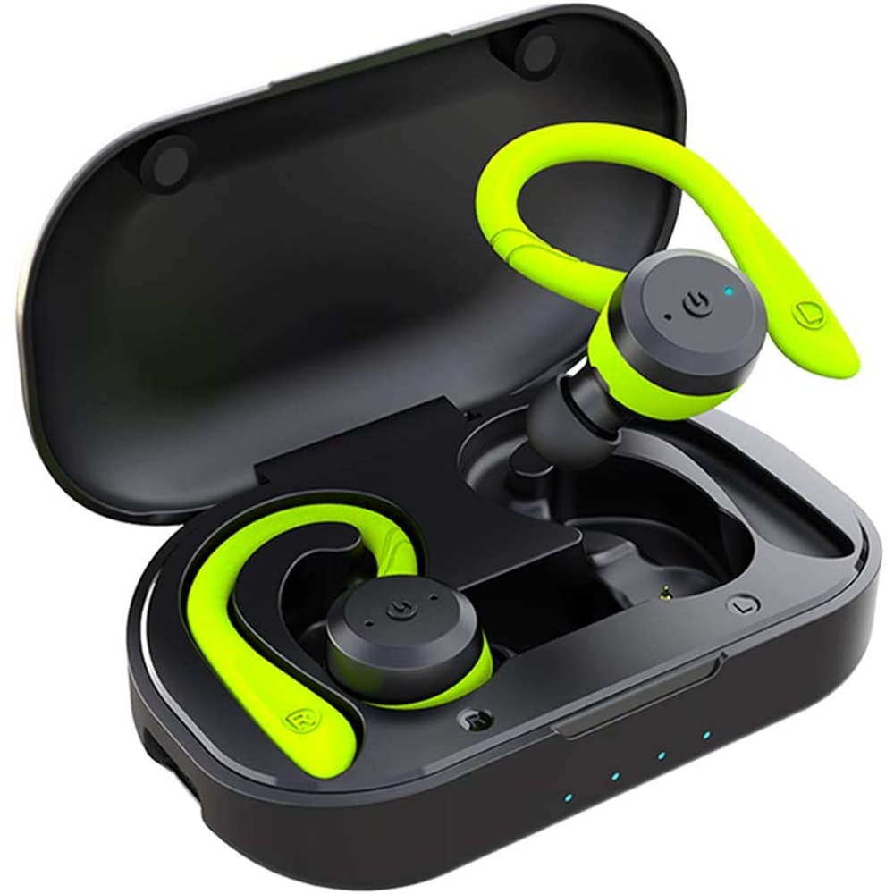 Waterproof Bluetooth Earphone Dual Wear Style Sport Wireless Headset 7