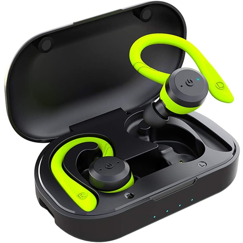 Waterproof Bluetooth Earphone Dual Wear Style Sport Wireless Headset 7
