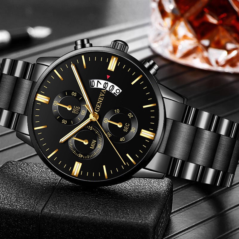 Luxury Quartz Business Sports Watch For Men With Calendar Stylish Wristwatch For Professional And C 2