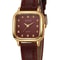 Fashion Ladies Quartz Watch with Square Dial and Leather Strap Perfect for Christmas & Halloween Gifts
