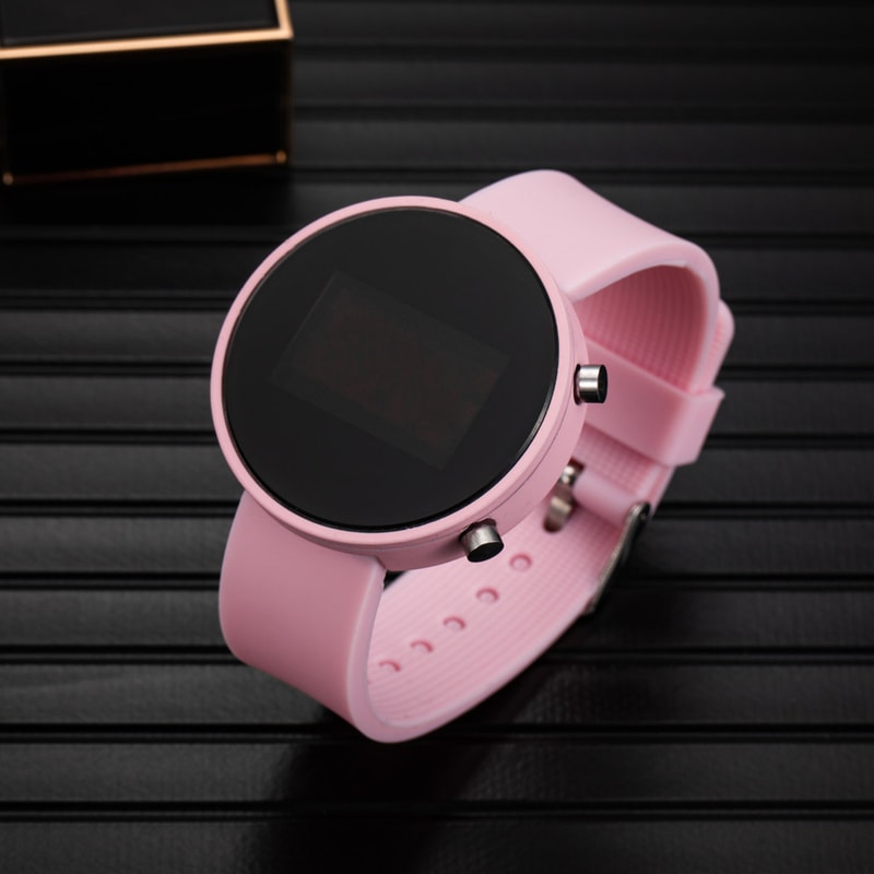 Fashion Digital Watch For Women LED Wrist Watch With Silicone Strap Casual Sports Watch For Ladies 2