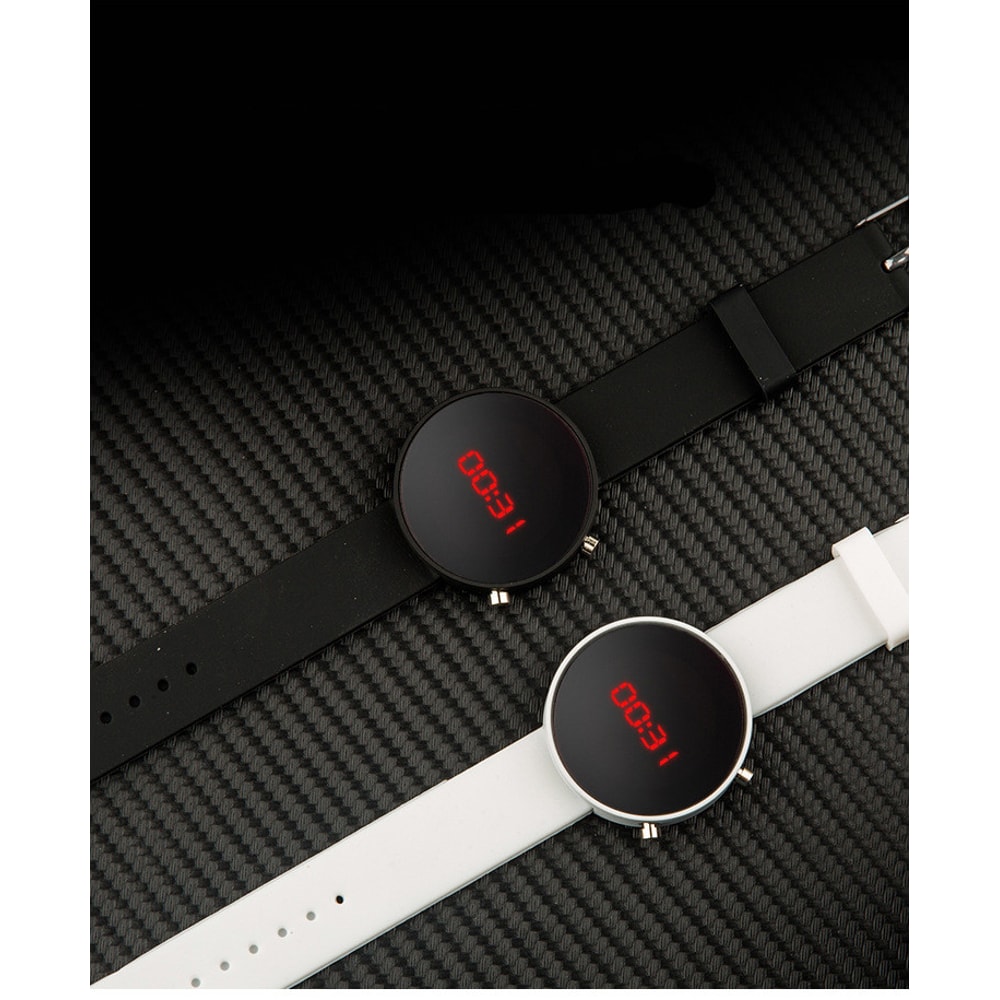 Fashion Digital Watch For Women LED Wrist Watch With Silicone Strap Casual Sports Watch For Ladies 4