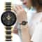 Fashion Rhinestone Stainless Steel Women's Watch Elegant Analog Quartz Timepiece