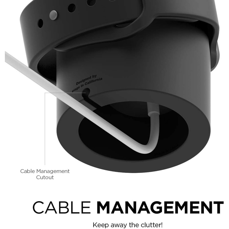 Apple Watch Charger Stand Silicone Charging Dock For Apple Watch Iwatch Charging Holder Cable Orga 2