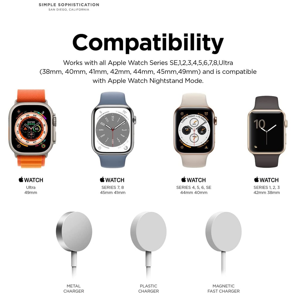 Apple Watch Charger Stand Silicone Charging Dock For Apple Watch Iwatch Charging Holder Cable Orga 5