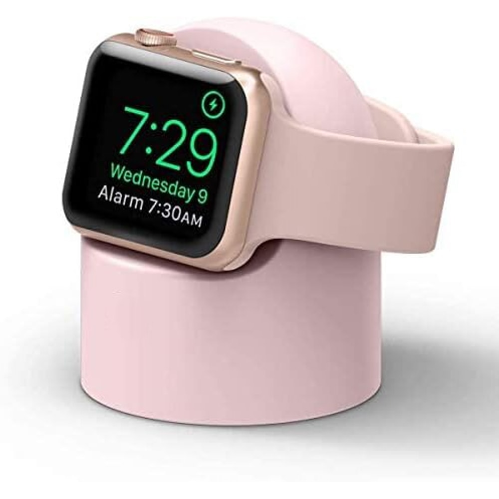 Apple Watch Charger Stand Silicone Charging Dock For Apple Watch Iwatch Charging Holder Cable Orga 8