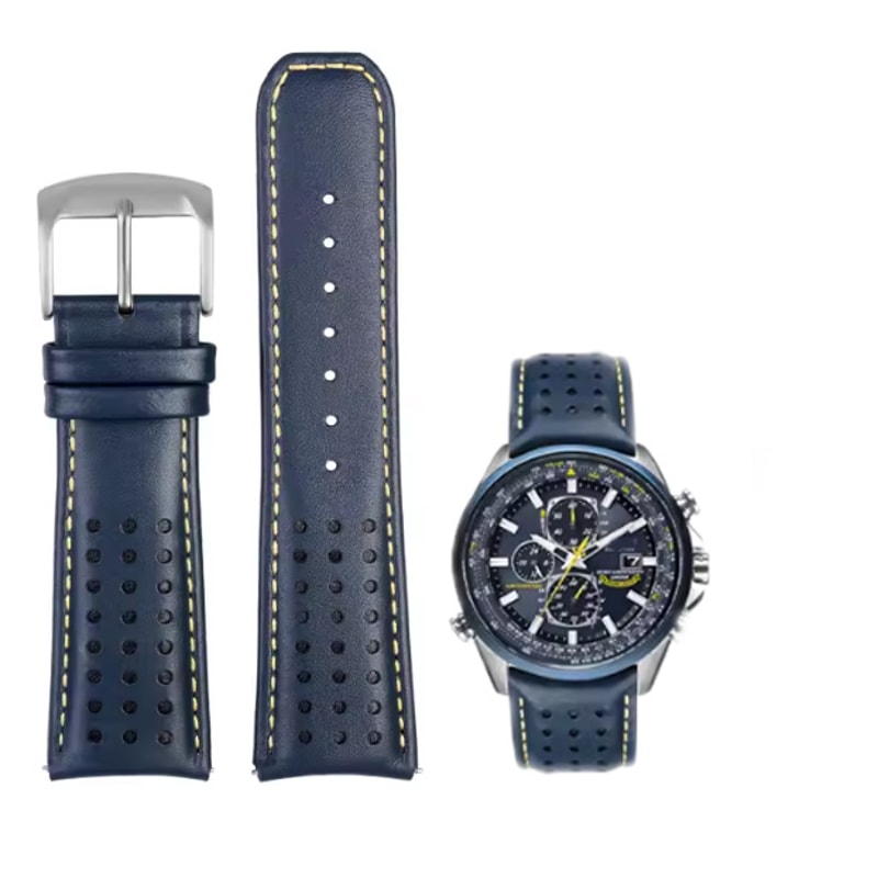 Blue Angels Mens Military Aviation Chronograph Watch With Stainless Steel Band 1