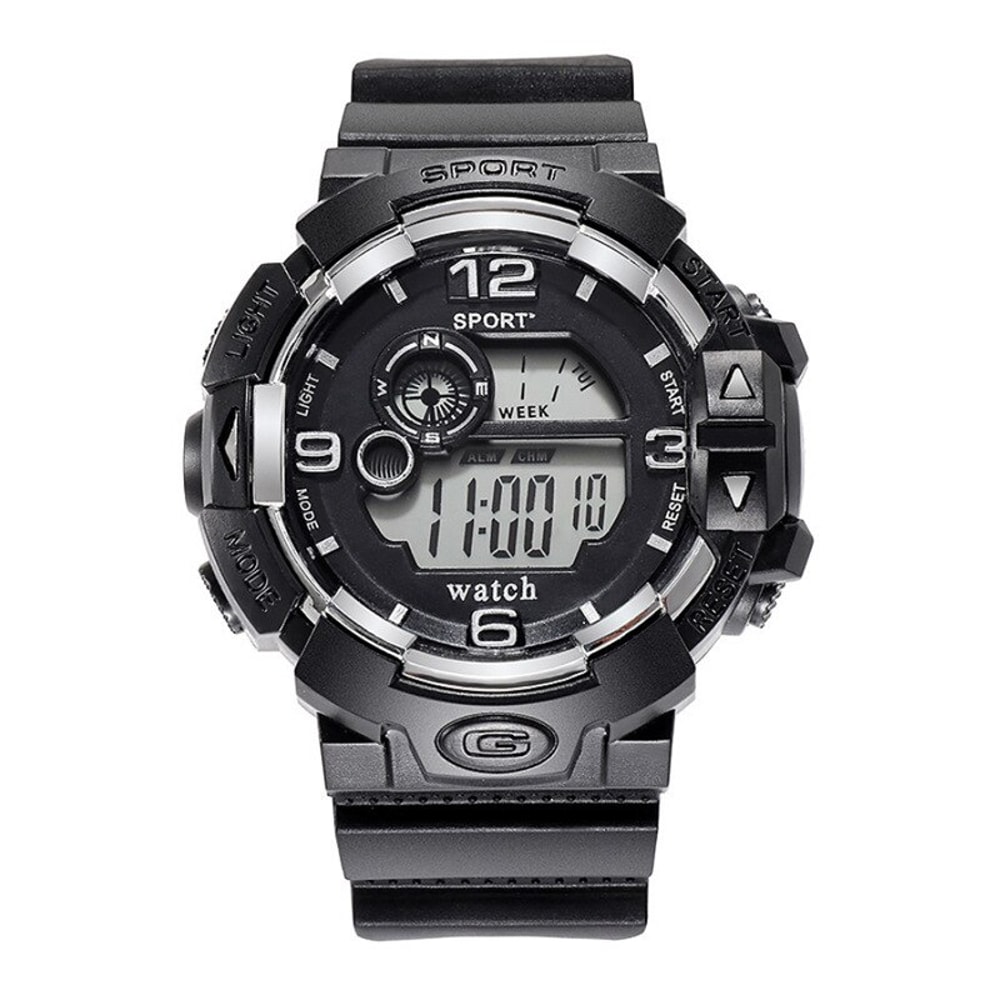 Luminous Digital Military Sport Watch for Men Waterproof LED Calendar Silicone Strap