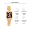 Fashionable Leopard Print Dial Quartz Watch For Women Perfect For Daily Wear Anniversaries Christm 4