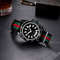 Luxurious Nylon Strap Calendar Watch For Men Women With Night Light Quartz Movement 2