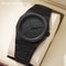 Modern All-Black Digital Men's Sports Watch Stylish Quartz with Arabic Numerals