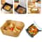 Non-Stick Air Fryer Paper Pads Oil Absorbing Baking Tray for Effortless Cooking