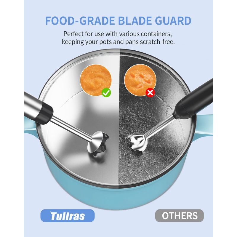 Immersion Handheld Blender Kitchen Mixer For Smoothies Soups And Baby Food 2