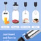 Immersion Handheld Blender Kitchen Mixer For Smoothies Soups And Baby Food 5