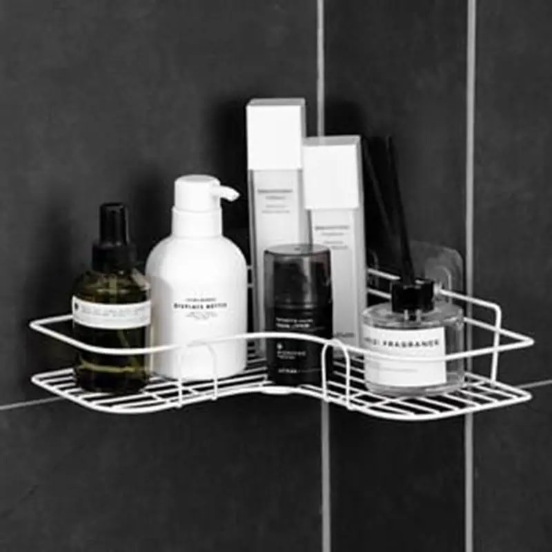 Stainless Steel Corner Shower Caddy WallMounted NoDrill Bathroom Organizer Shelf For Kitchen And Ba 4