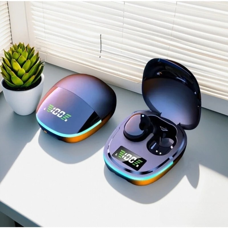 Wireless Bluetooth Earphones with Mic Waterproof, HiFi Headset, Noise Reduction Sports Earbuds for Smartphones