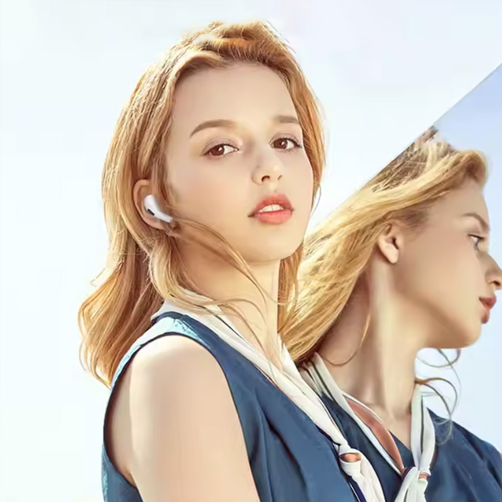 New Air Pro Bluetooth Earphones Wireless Earbuds with Hi-Fi Stereo Sound, Clear Bass, Long Playtime & Mic