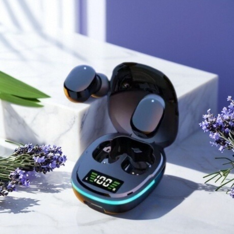 Bluetooth Wireless Earphones, Noise Cancelling HiFi Sports Earbuds with Mic and Waterproof Design