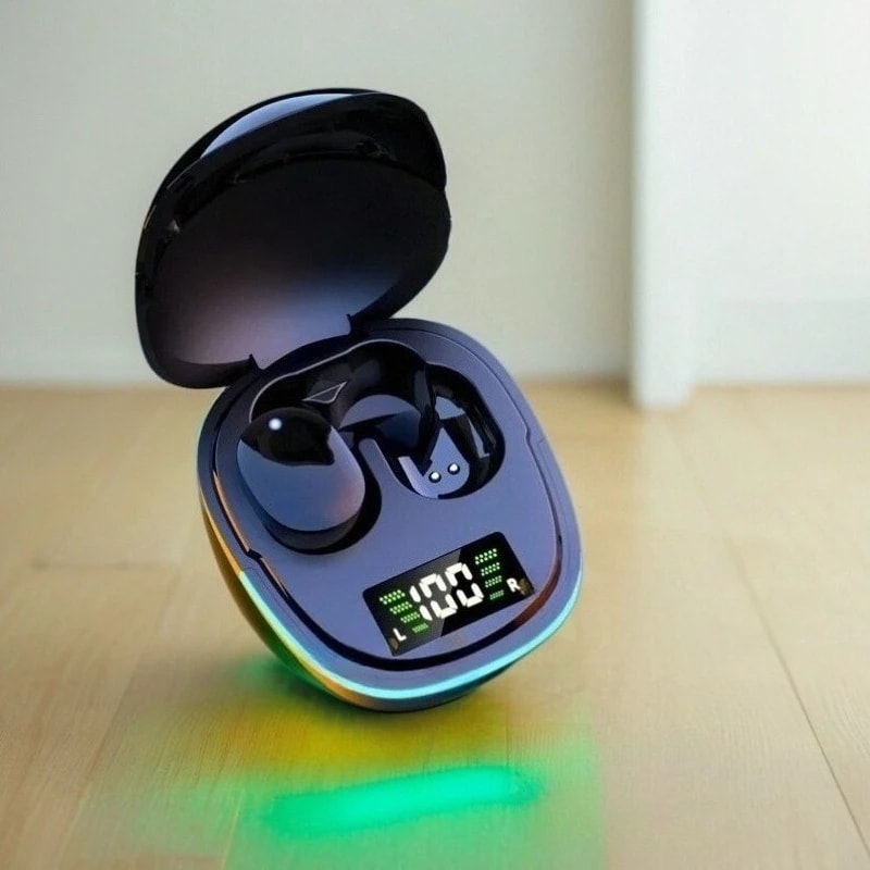 Bluetooth Wireless Earphones, Noise Cancelling HiFi Sports Earbuds with Mic and Waterproof Design