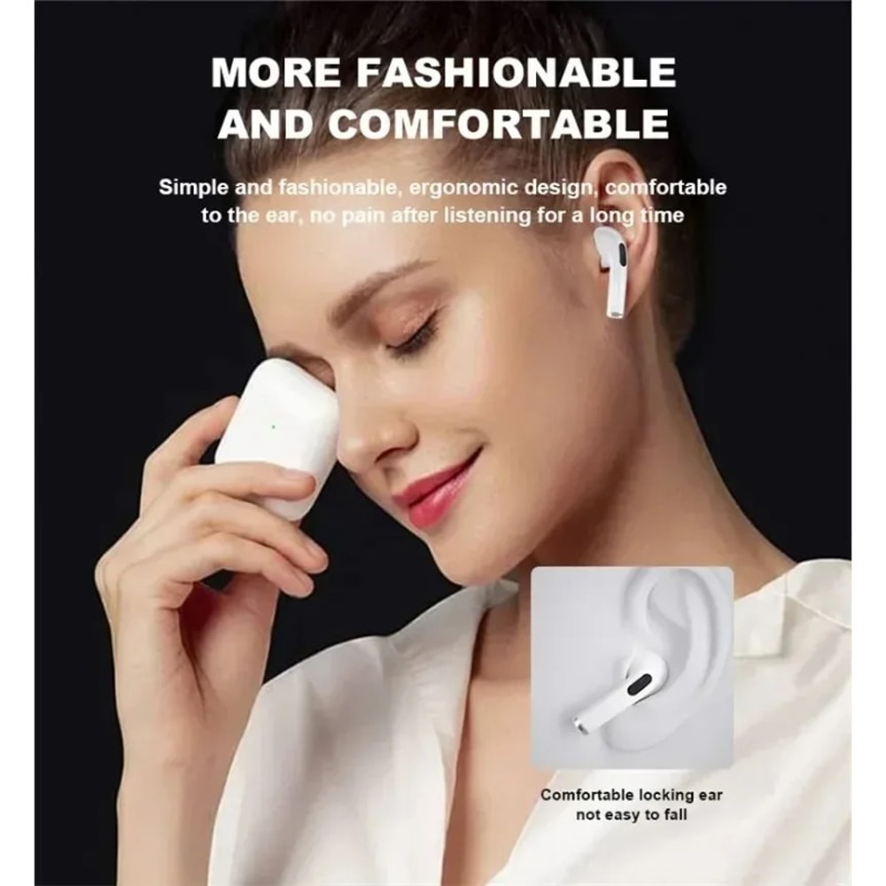 Wireless Bluetooth Earphones with Mic & Touch Control Stereo Headset for Clear Calls and Music