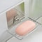 Wall-Mounted Stainless Steel Soap Rack with Drainage Tray Simple, Space-Saving Soap Storage for Bathroom
