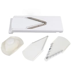 multifunctional v-shaped grater slicing cutter with hand protector stainless steel blade