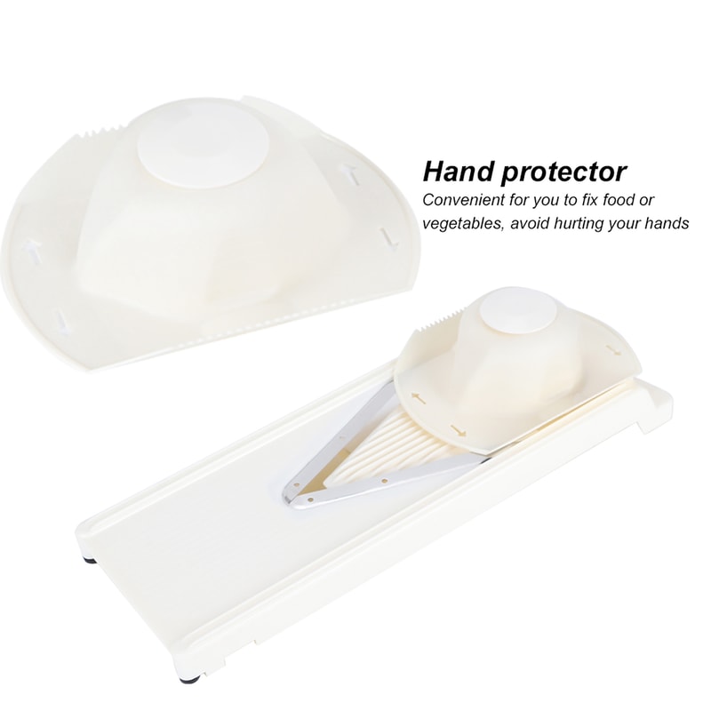 Multifunctional VShaped Grater Slicing Cutter With Hand Protector Stainless Steel Blade 3