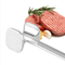 Heavy Duty Meat Tenderizer Hammer Aluminum Alloy Double-Sided Mallet for Steak and Kitchen Use