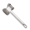 Heavy Duty Meat Tenderizer Hammer Aluminum Alloy Double-Sided Mallet for Steak and Kitchen Use