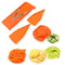 V Blade Mandoline Cutter Stainless Steel Vegetable Slicer With Hand Protector For Safe Easy Food P 3