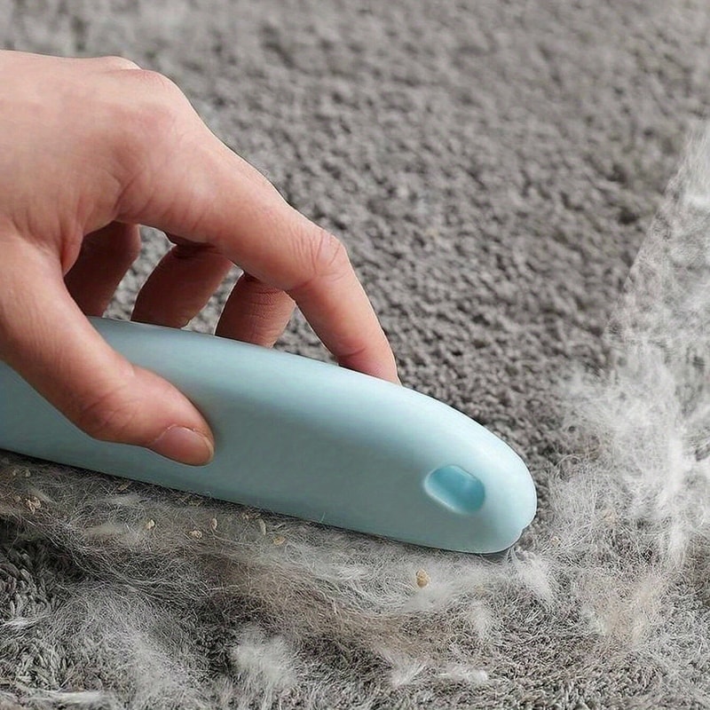 Effective Pet Hair Remover Brush for Cats and Dogs Gently Shaves Wool & Cleans Fur for a Tidy Home