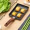 Mini Non-Stick Square Frying Pan for Eggs, Breakfast, and Griddle Cooking