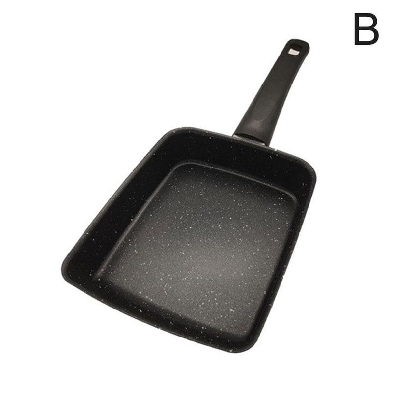 Mini Non-Stick Square Frying Pan for Eggs, Breakfast, and Griddle Cooking