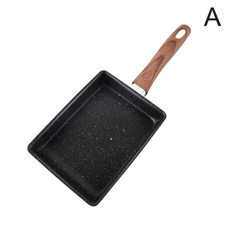 Mini Non-Stick Square Frying Pan for Eggs, Breakfast, and Griddle Cooking