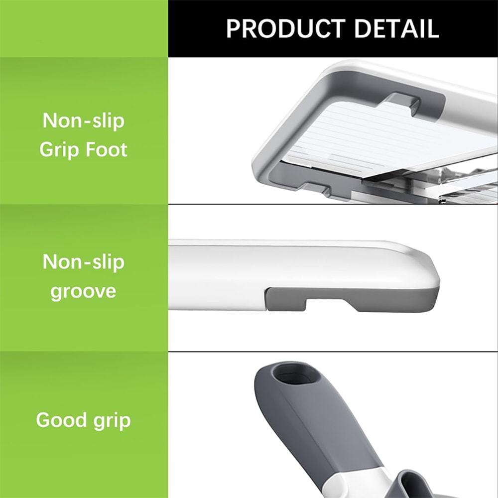 Multi Handheld Mandoline Slicer With Adjustable Stainless Steel Blade Kitchen Veggie Chopper Chees 5