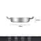 Nonstick Stainless Steel Skillet Frying Pan With Cooling Handle Ideal For StirFrying Toasting Roast 6