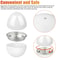 Microwave Egg Steamer Boiler Cooker Quick Hard Or Soft Boiled Eggs Efficient Kitchen Tool 5