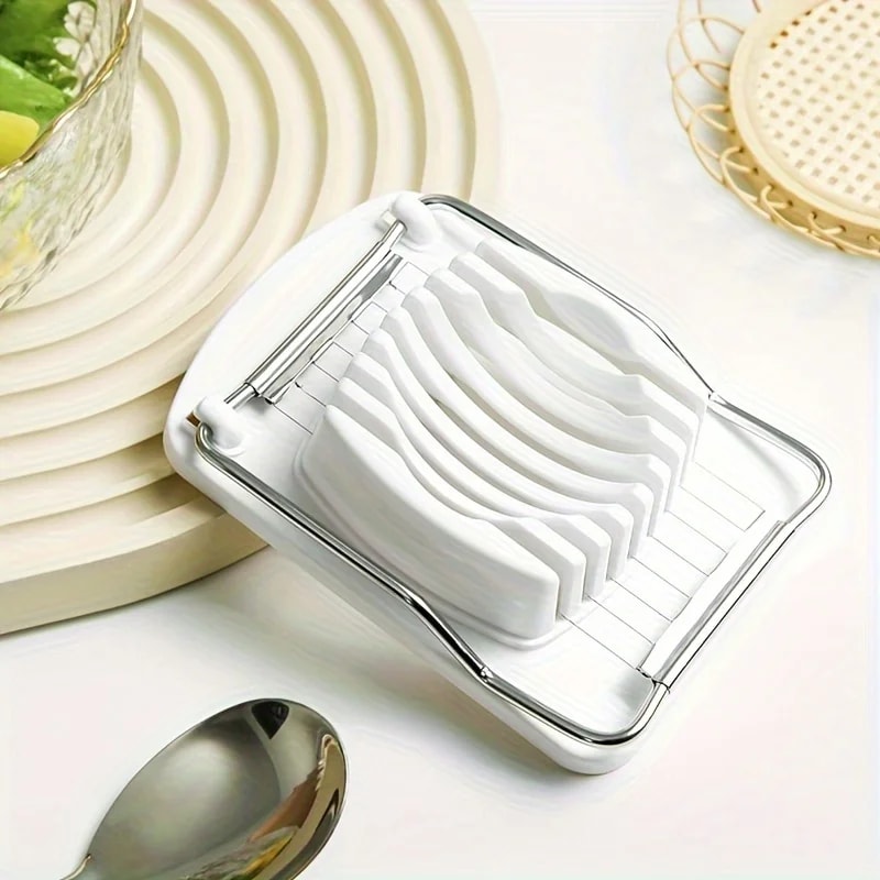 MultiFunctional Stainless Steel Egg Slicer Quick And Easy Soft Food Cutting Tool For Kitchen Use 5