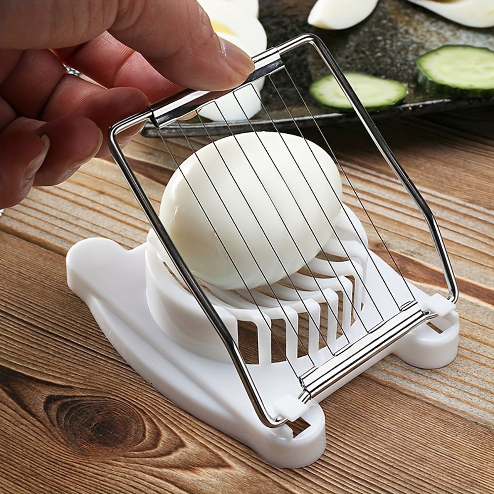 MultiFunctional Stainless Steel Egg Slicer Quick And Easy Soft Food Cutting Tool For Kitchen Use 2